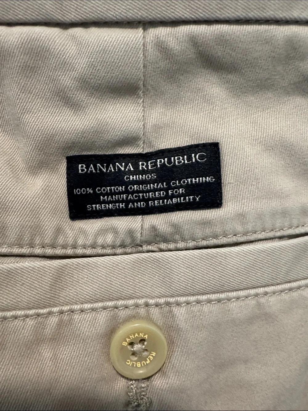 Banana Republic Tan Chino Pants